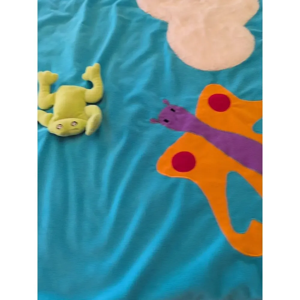 Ikea‎ LEKA Animal Plush 43.5 In X 45.5 Play Mat Tummy Blanket Activity Mat